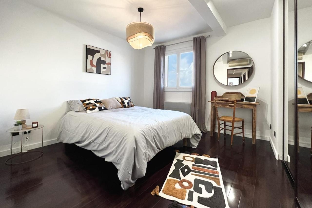 Ferienwohnung Grand Apt Au Coeur D'Ajaccio - Ac & 5Min Plage Exterior foto